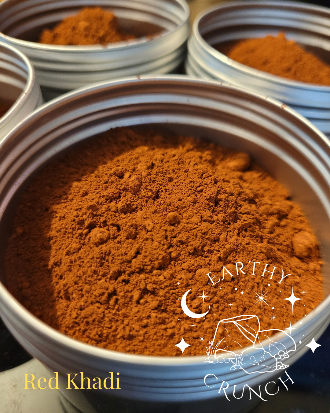 Indian Clay Khadi Powder Tins (100g) - Edible clay powder for Pica