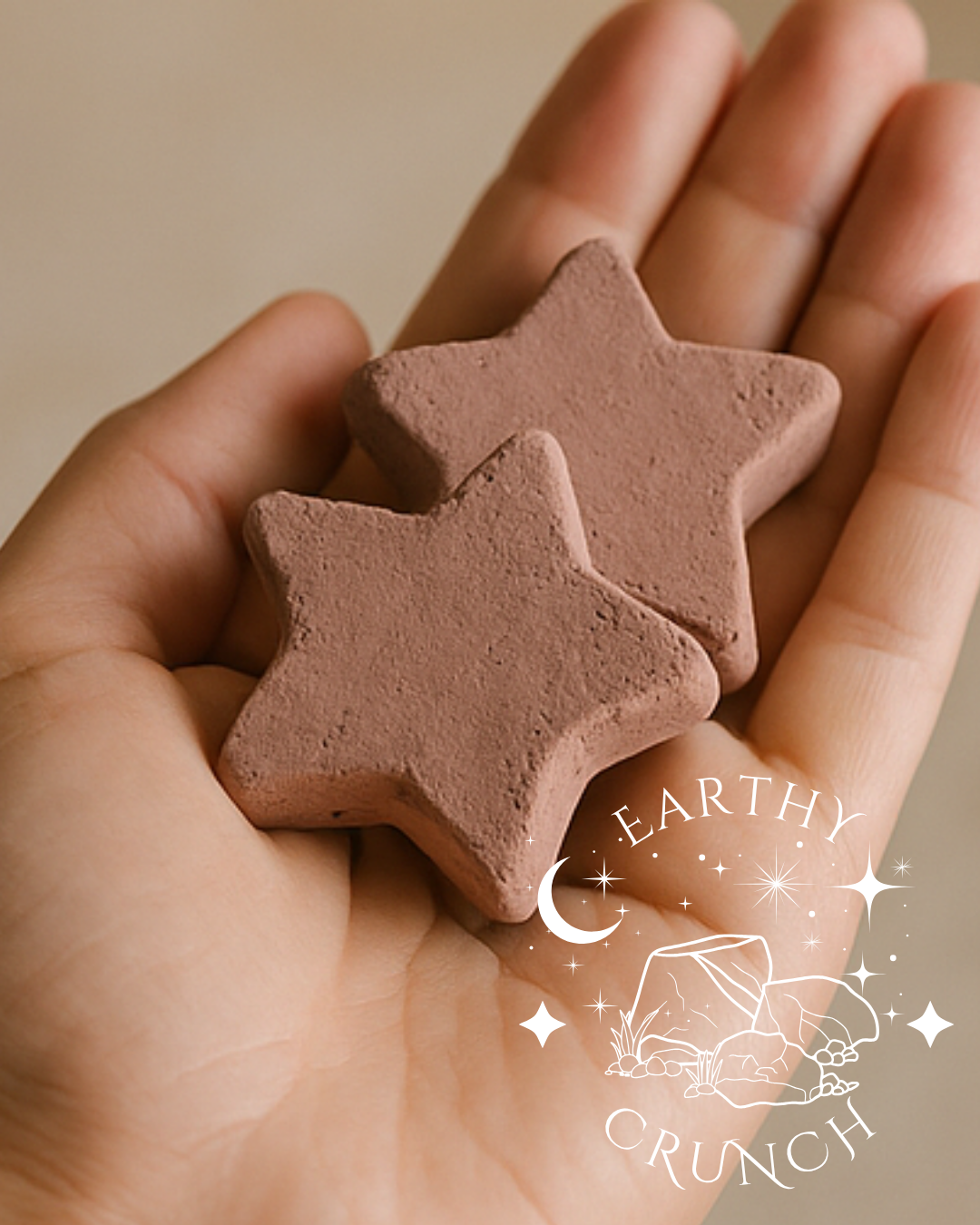 Red Nakumatt Stars (x2) - Edible clay treats for Pica