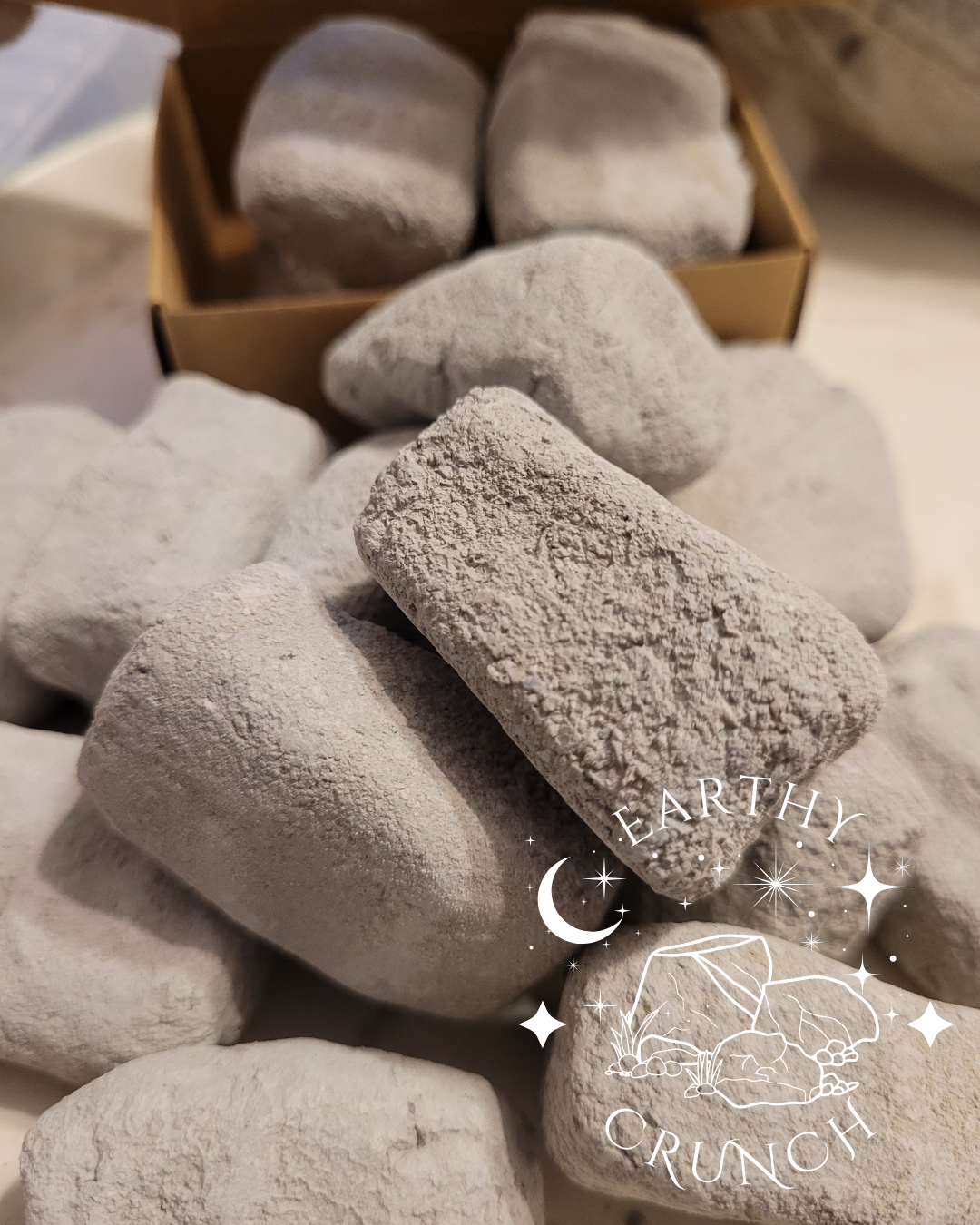 Grey Bricks (x3) - Edible clay treats for Pica