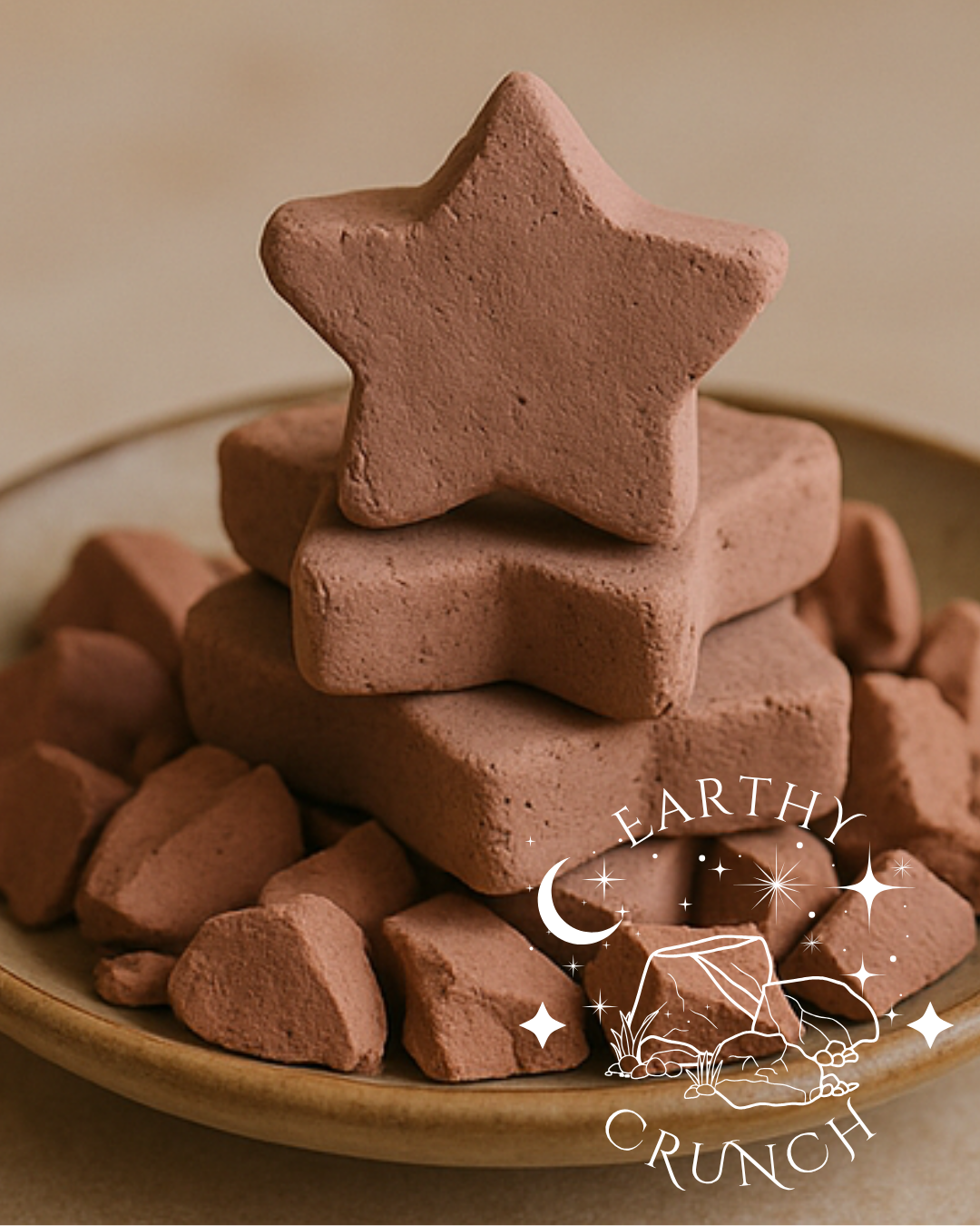Red Nakumatt Stars (x2) - Edible clay treats for Pica