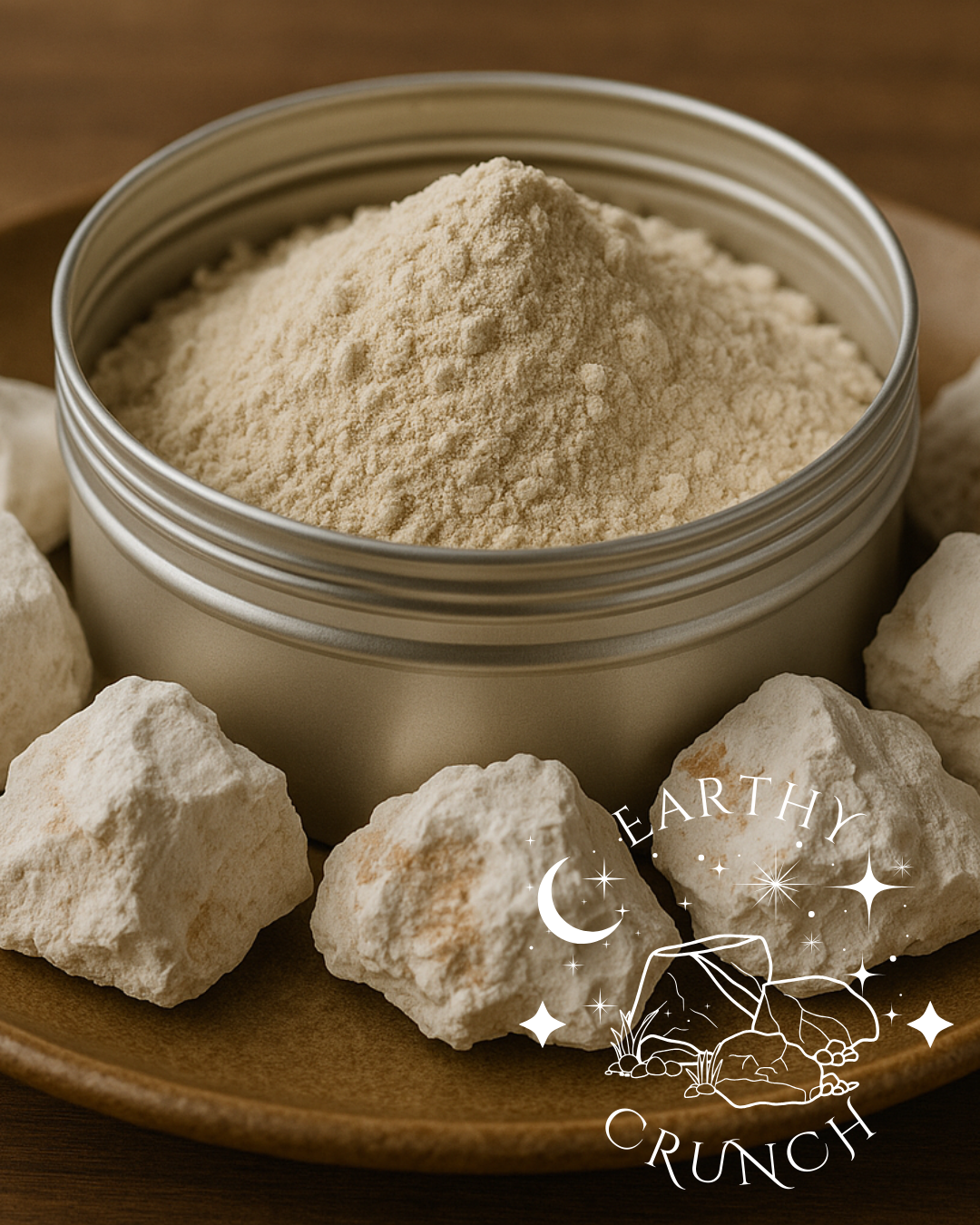 Indian Clay Khadi Powder Tins (100g) - Edible clay powder for Pica