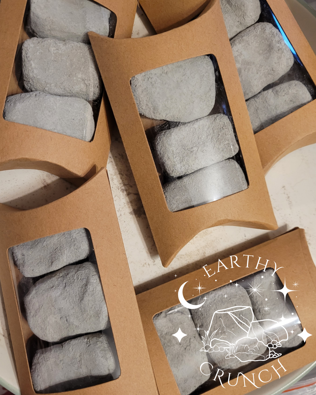 Grey Bricks (x3) - Edible clay treats for Pica