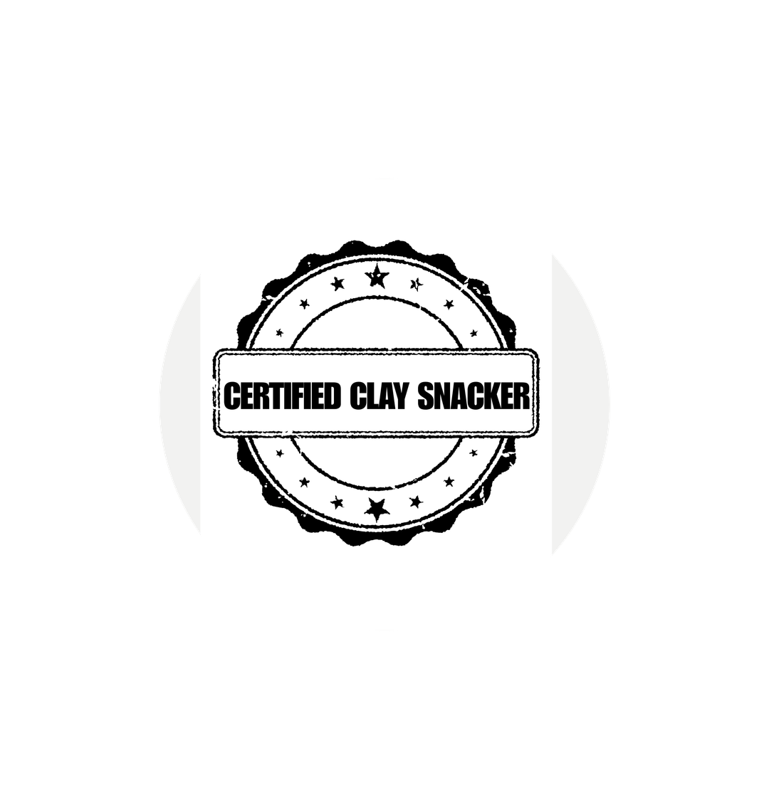 White Printed Circle Sticker