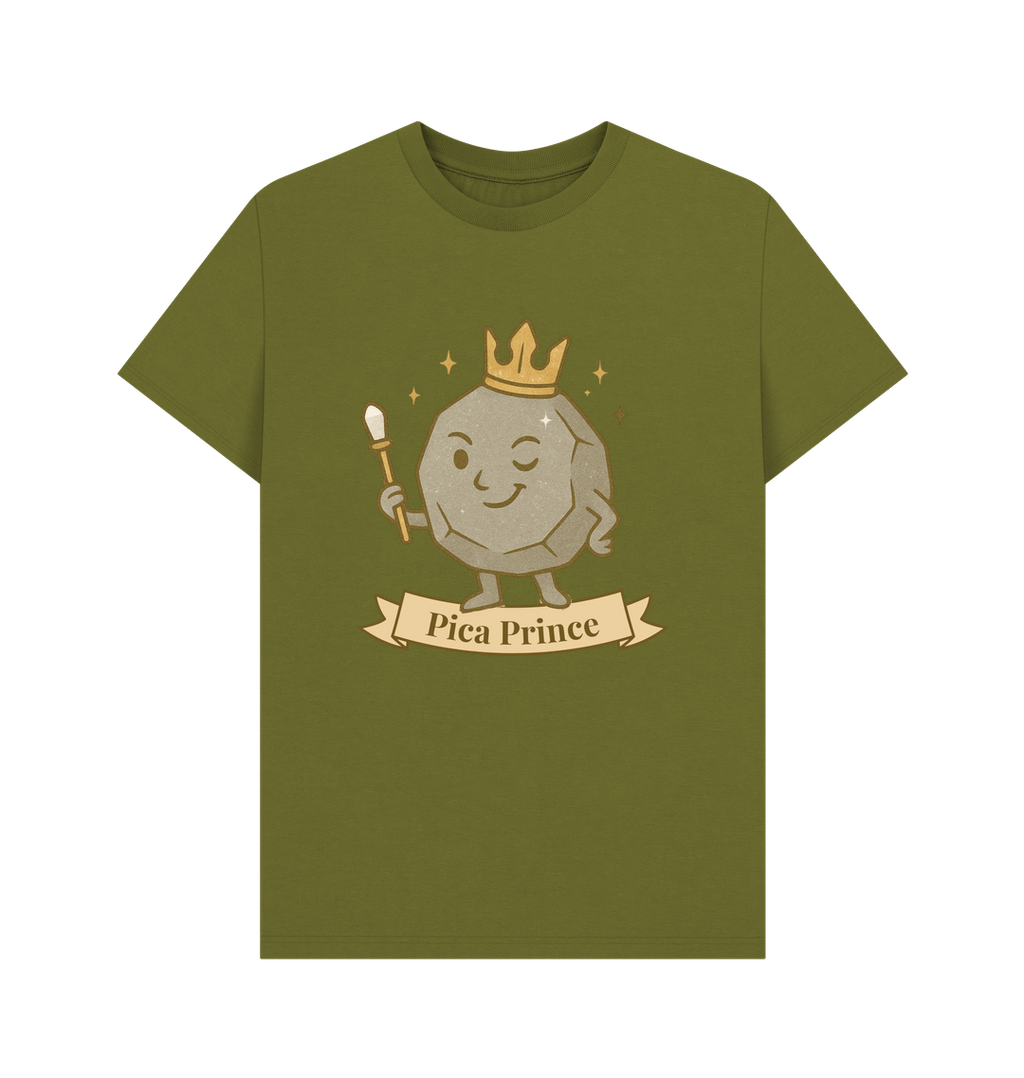Moss Green Printed T-shirt