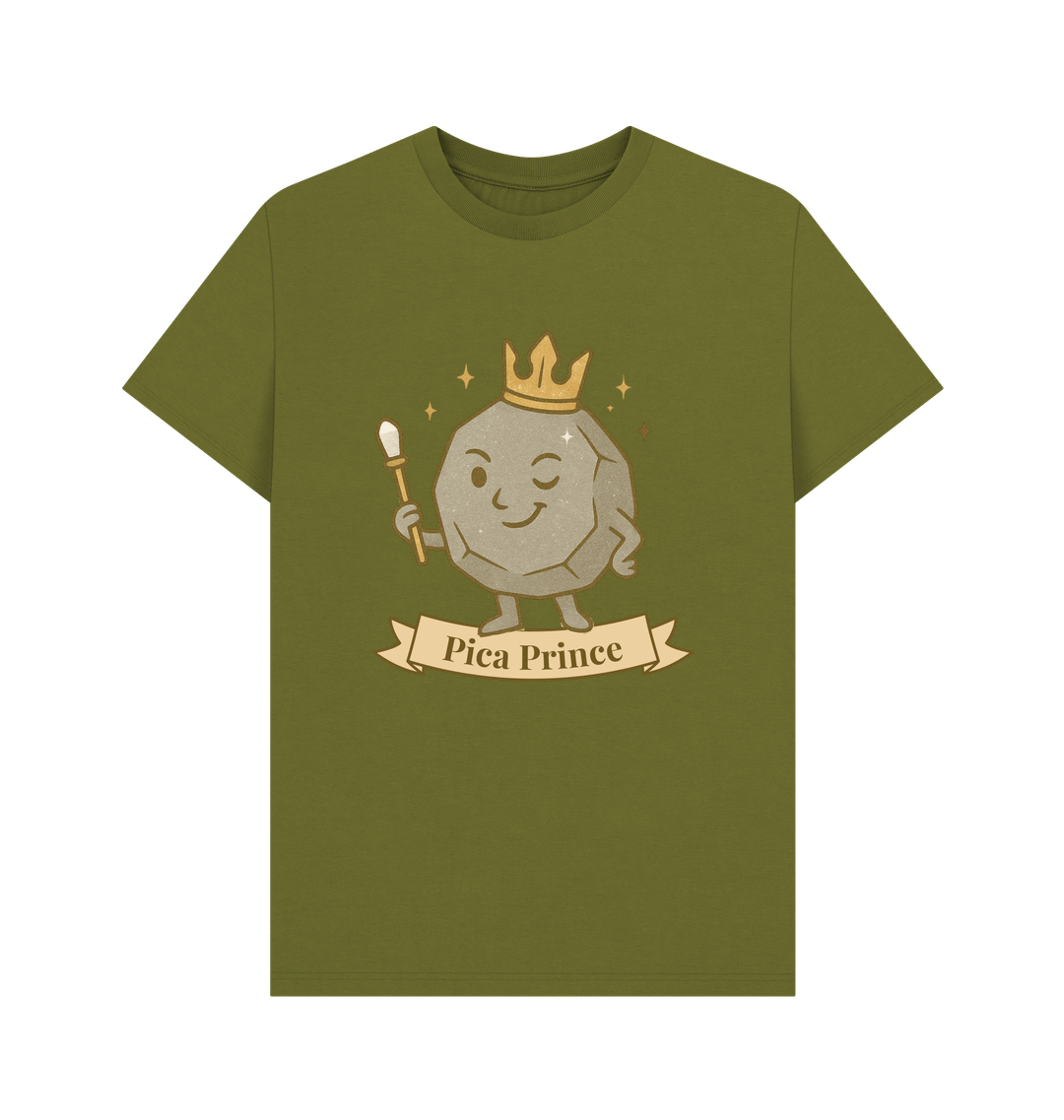 Moss Green Printed T-shirt