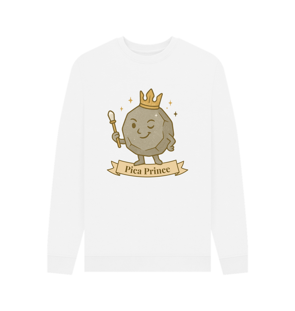 White Printed Sweater