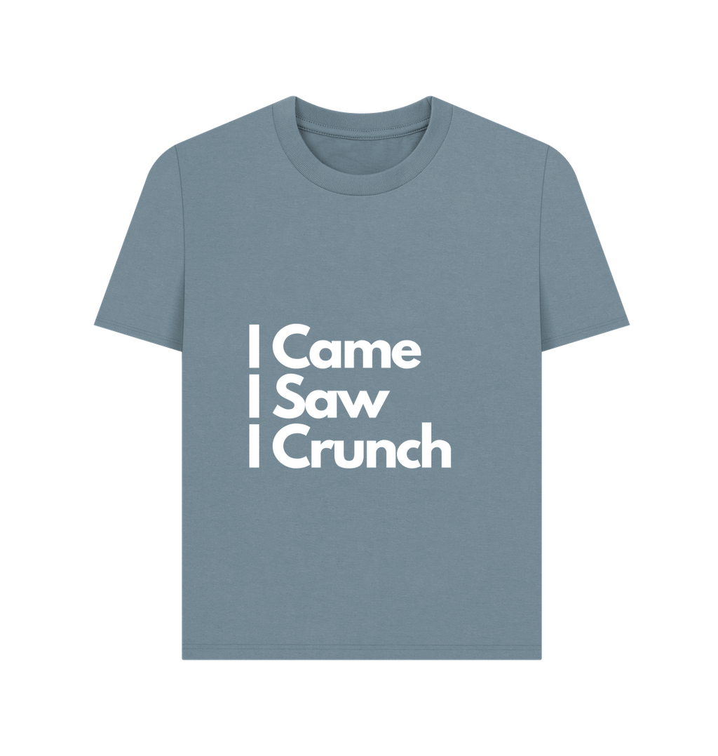Stone Blue Printed T-shirt