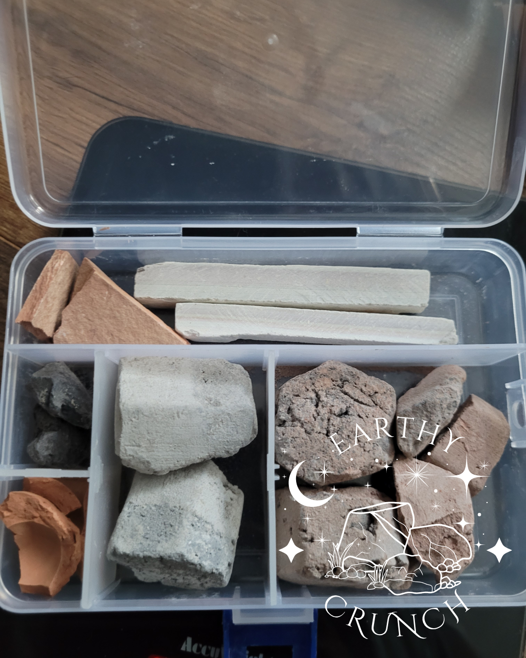 All Indian Clay Experience Sampler - Stash Box included - Edible clay treats for Pica