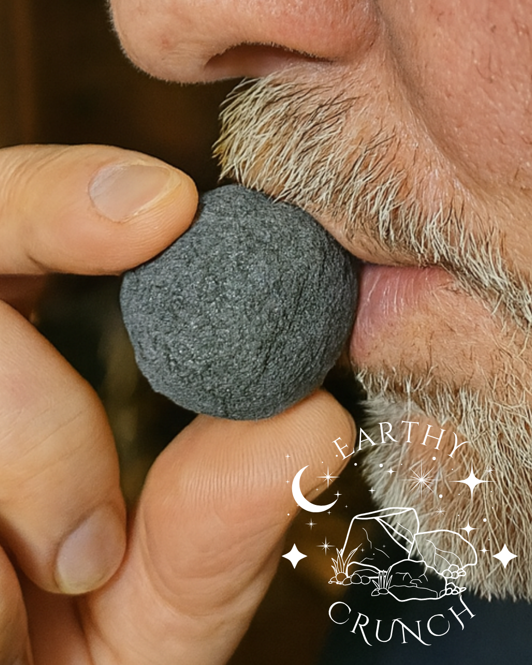 Black Candy Cracker Balls (290g) - Edible clay treats for Pica