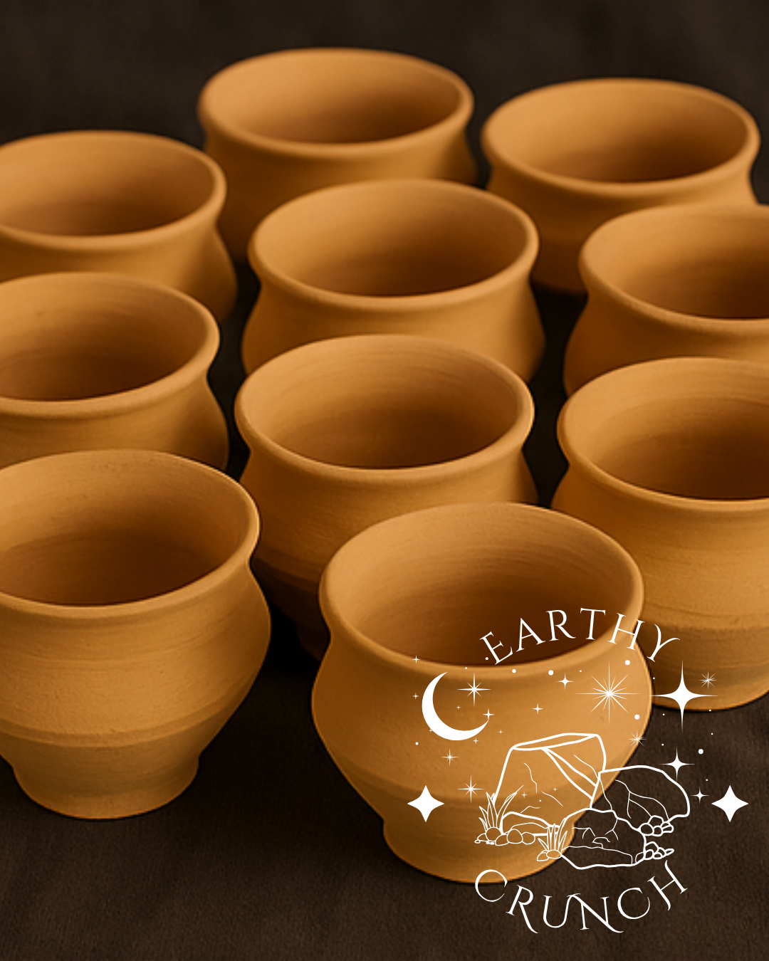 Large Whole Kolkota Clay Pot x1- Edible clay pots for Pica