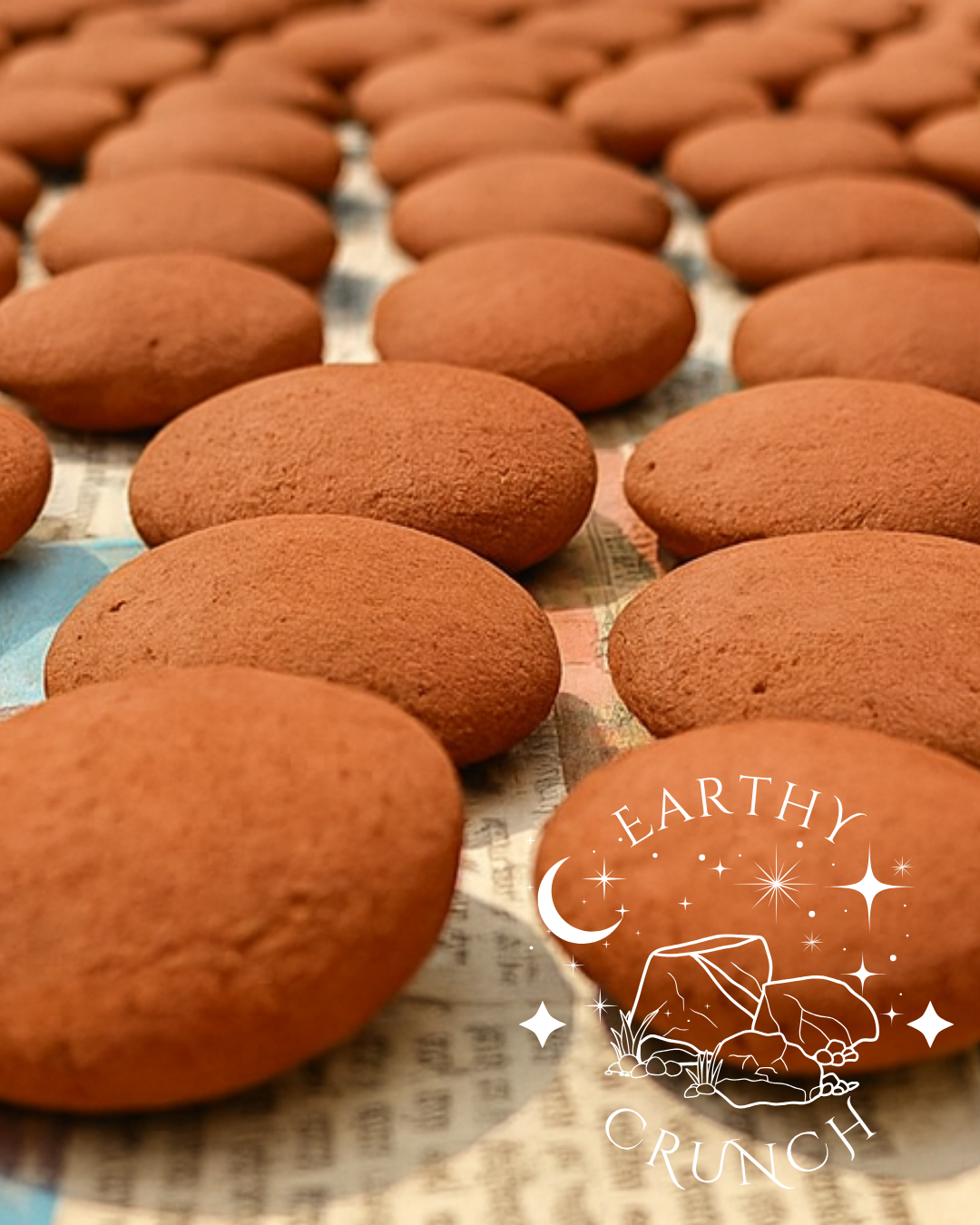 Red Clay Biscuits (x2) - Edible clay treats for Pica