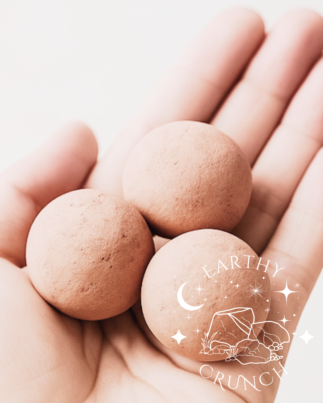 Pink Laddoo Balls (75g) - Edible clay treats for Pica