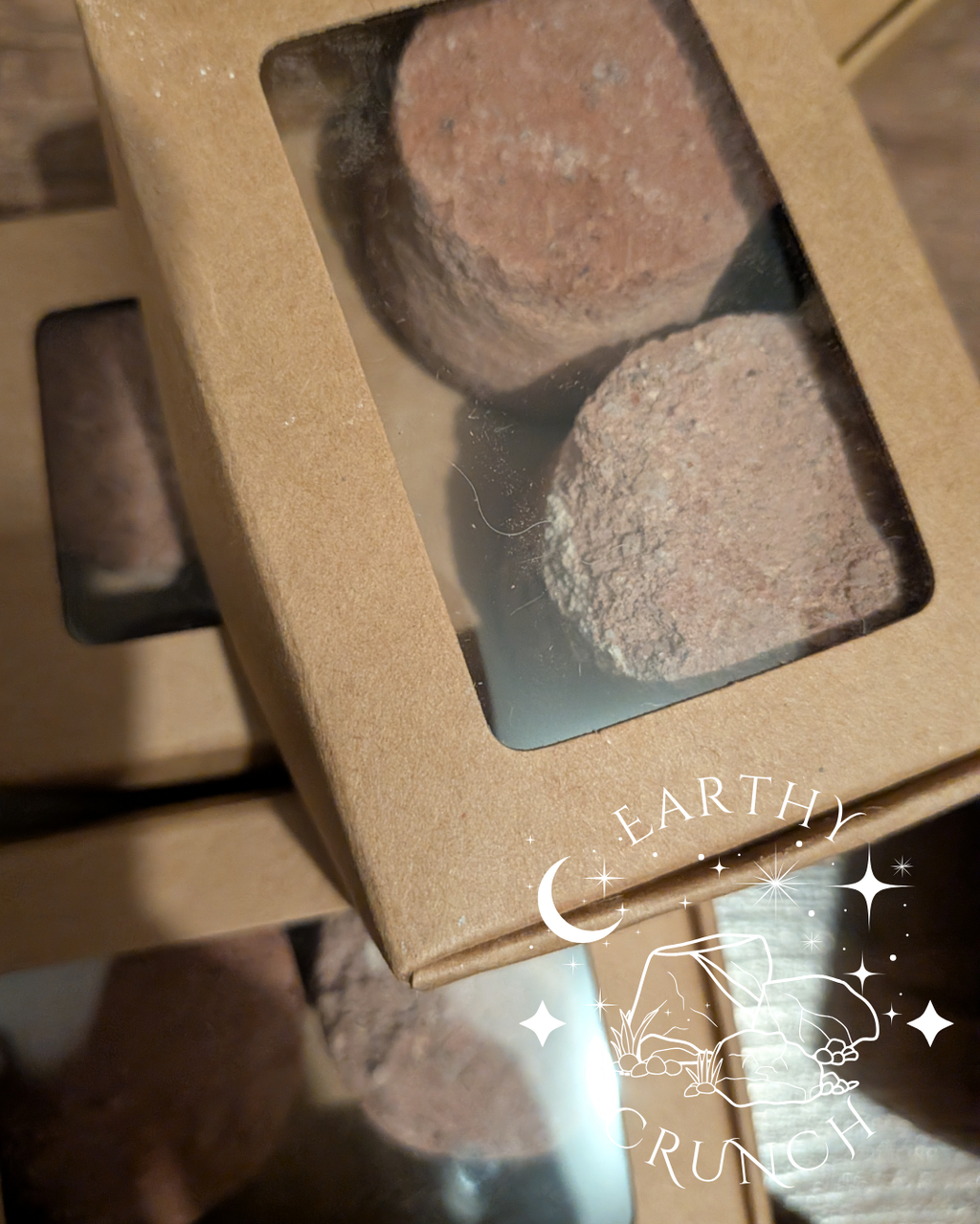Mars Pucks - Edible triple layered Indian Clay treats