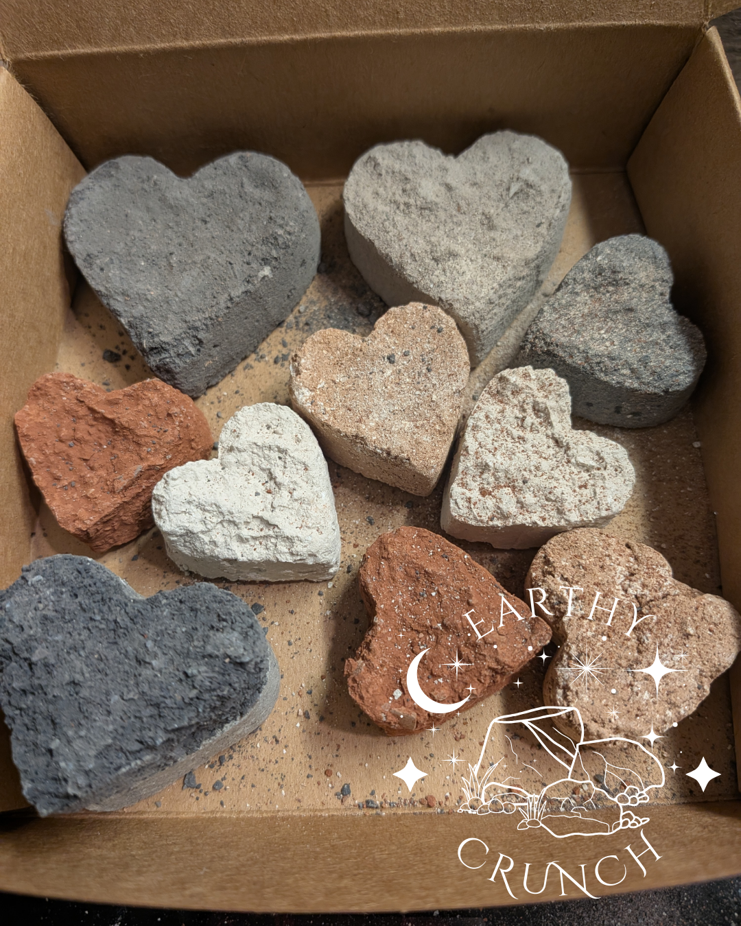 The Love Notes Collection  – Heart-shaped Clay Treats for Pica/Geophagia