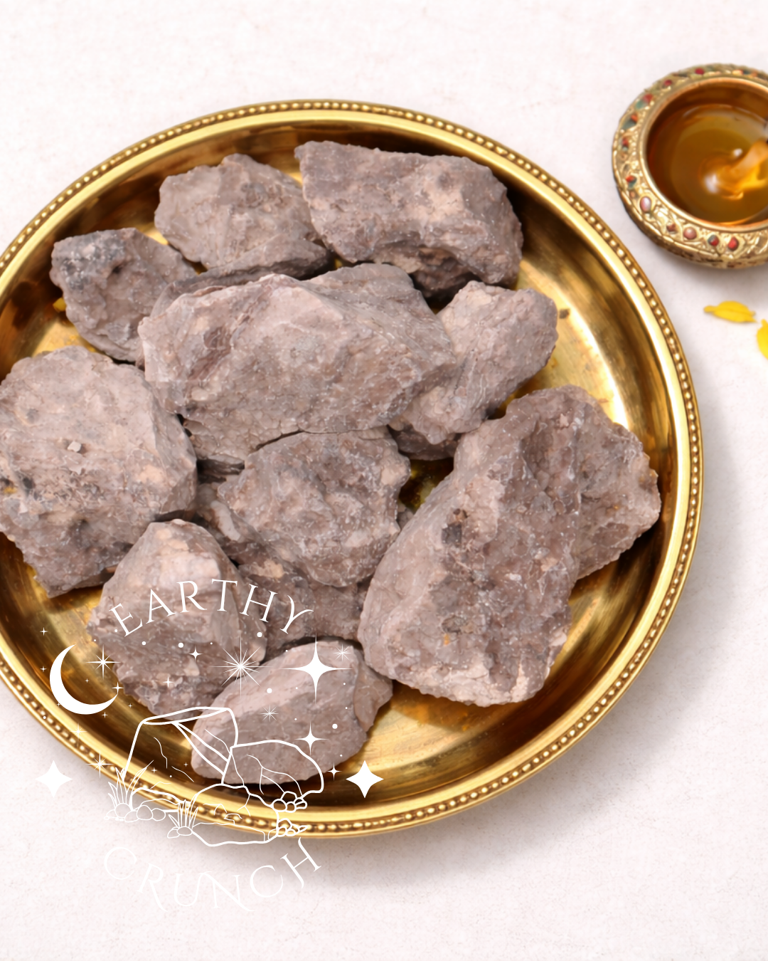 Lot d'argile brute indienne - Violet et Rose