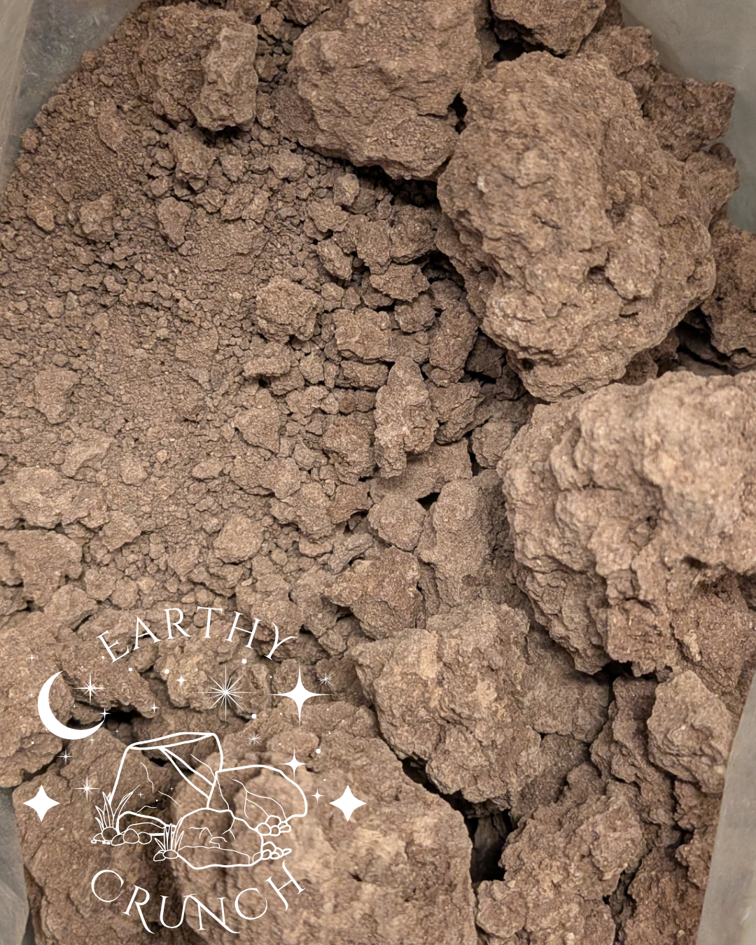 Purple Hills - Hand-foraged Chocolate-like earthy American Clay/ Dirt