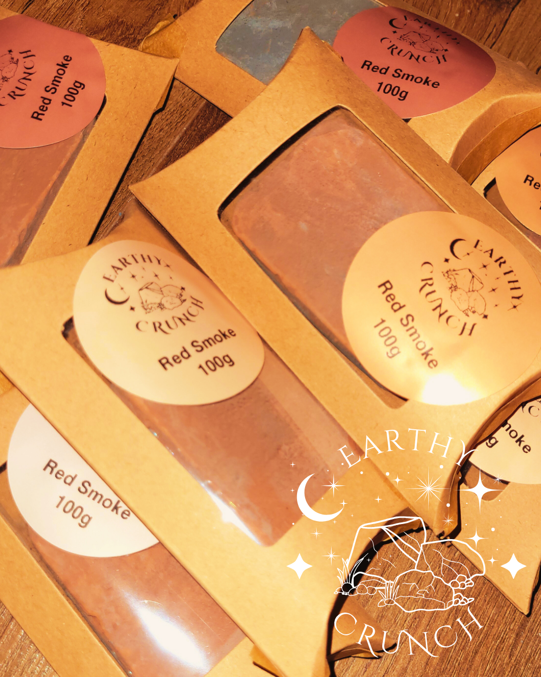 Red Smoke Cookies (100g) - Edible clay treats for Pica