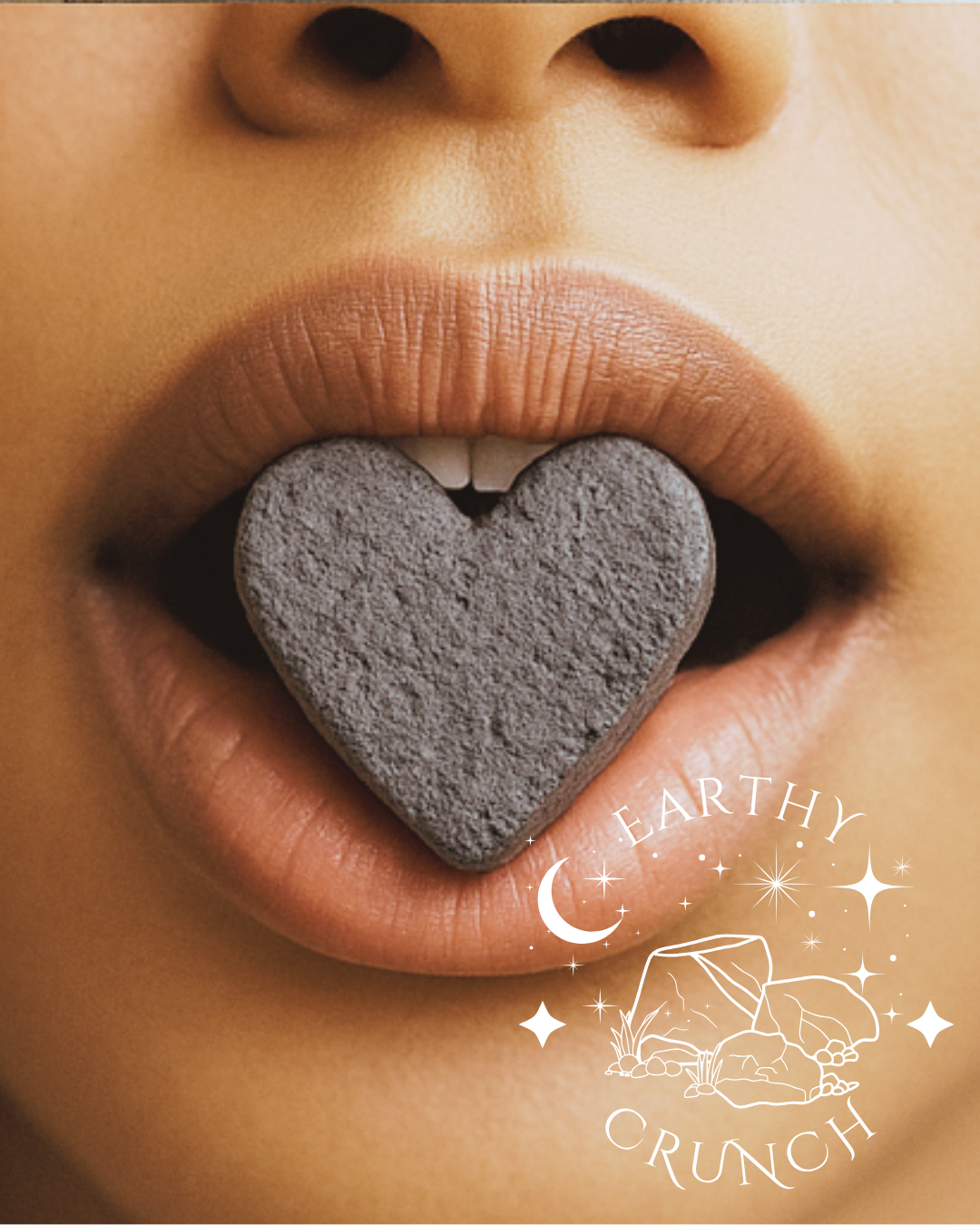 Dryfruit Black Hearts (75g) - Edible clay treats for Pica
