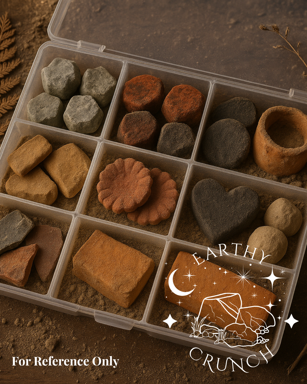 All Indian Clay Experience Sampler - Stash Box included - Edible clay treats for Pica