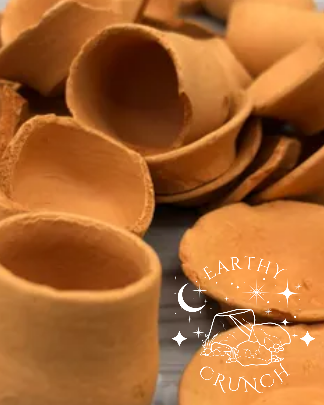 Soft Mexican Mini Clay Pots (Crujientes De Barro)- Mexican terracotta (barro) clay pots for Pica/Geophagia