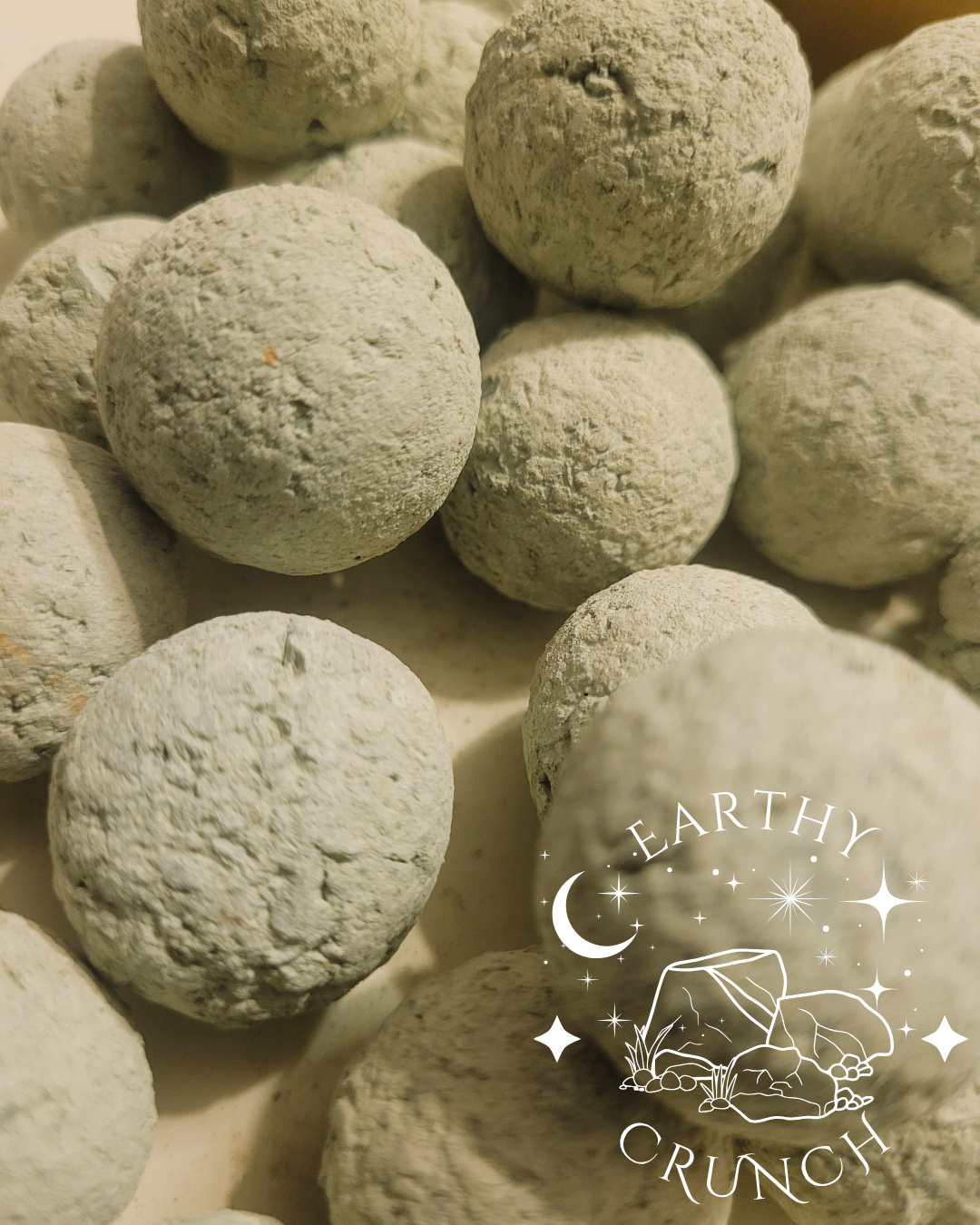 Green Clay Balls (x5) - Edible clay treats for Pica