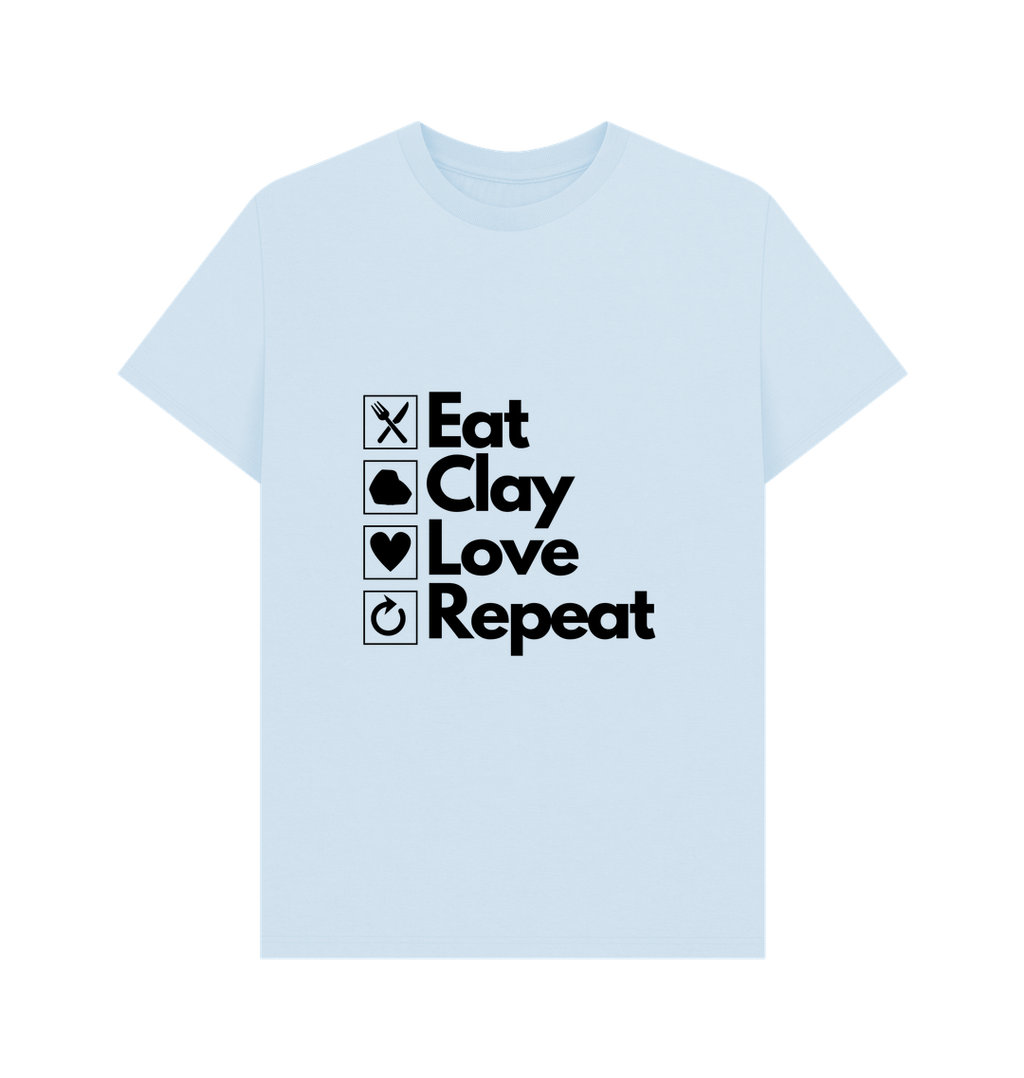 Sky Blue Printed T-shirt