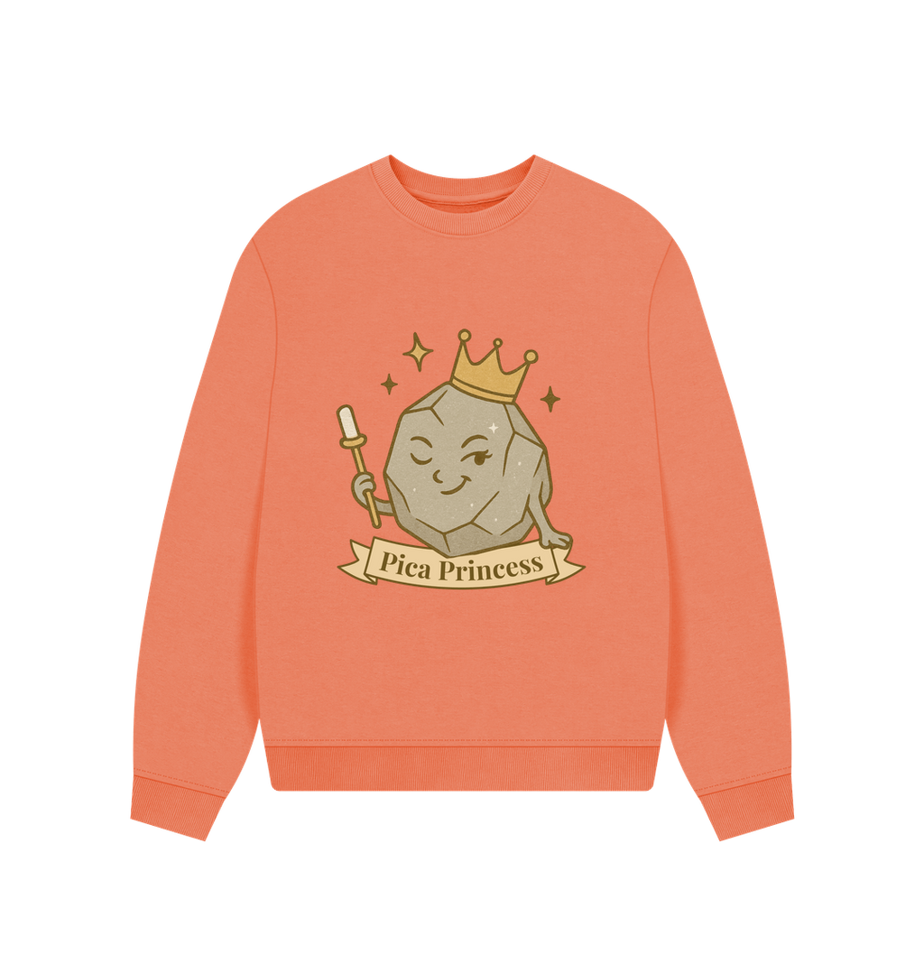 Apricot Printed Sweater