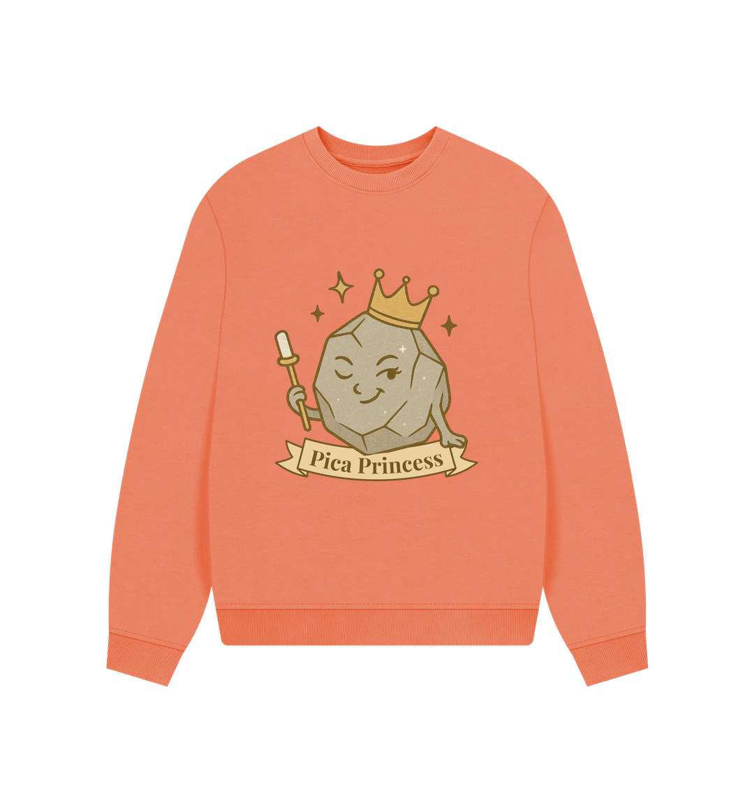 Apricot Printed Sweater