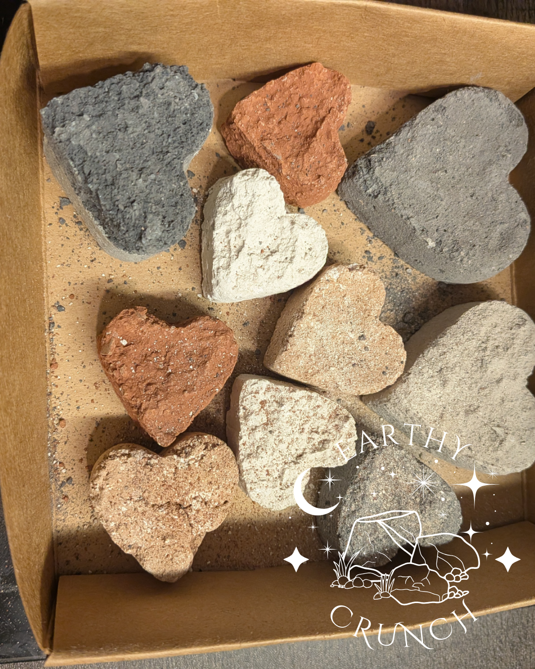 The Love Notes Collection  – Heart-shaped Clay Treats for Pica/Geophagia