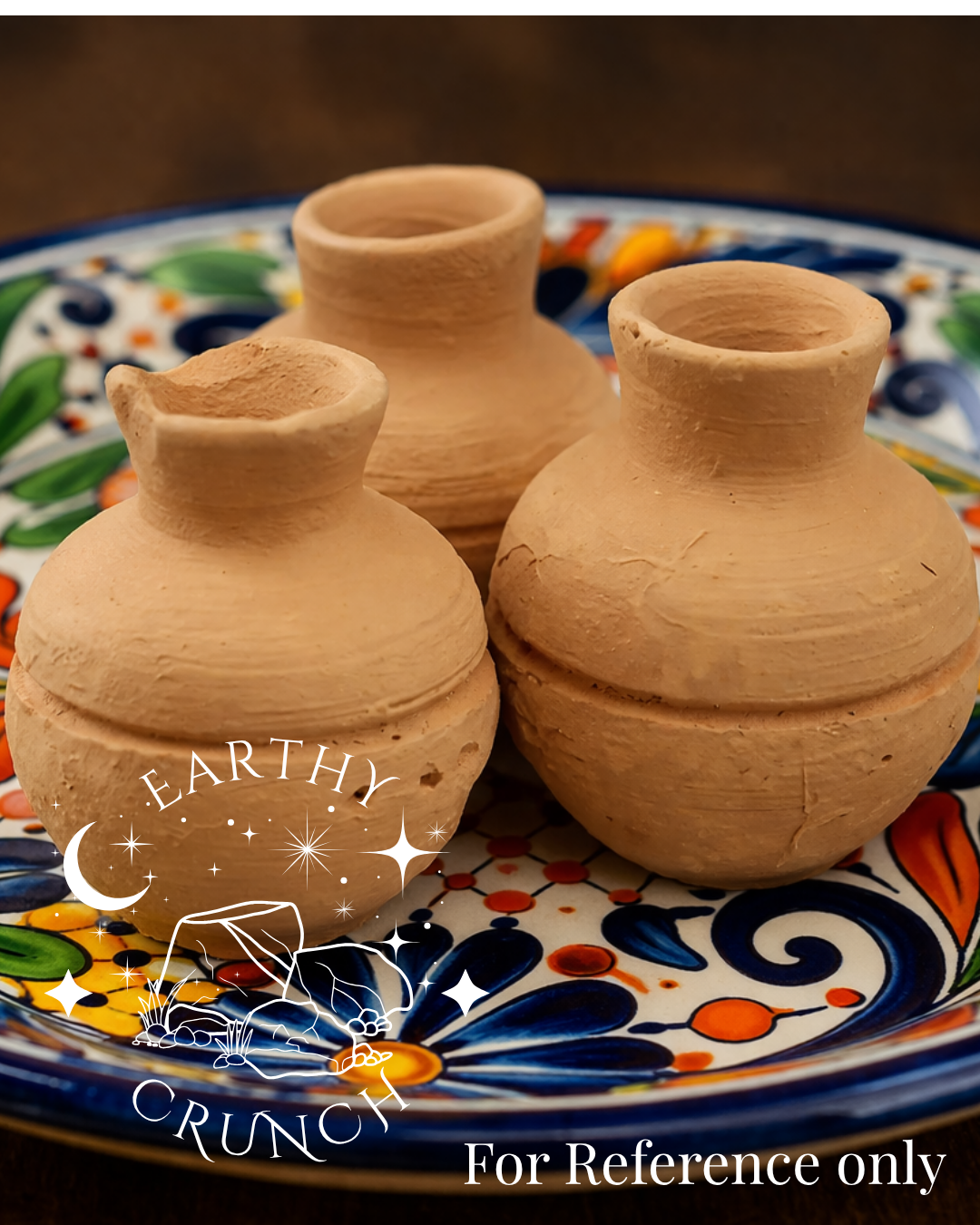 Mexican Cantarito Clay Pots (Whole) - Barrito Pedaceria de Cantarito - Mexican terracotta clay pots