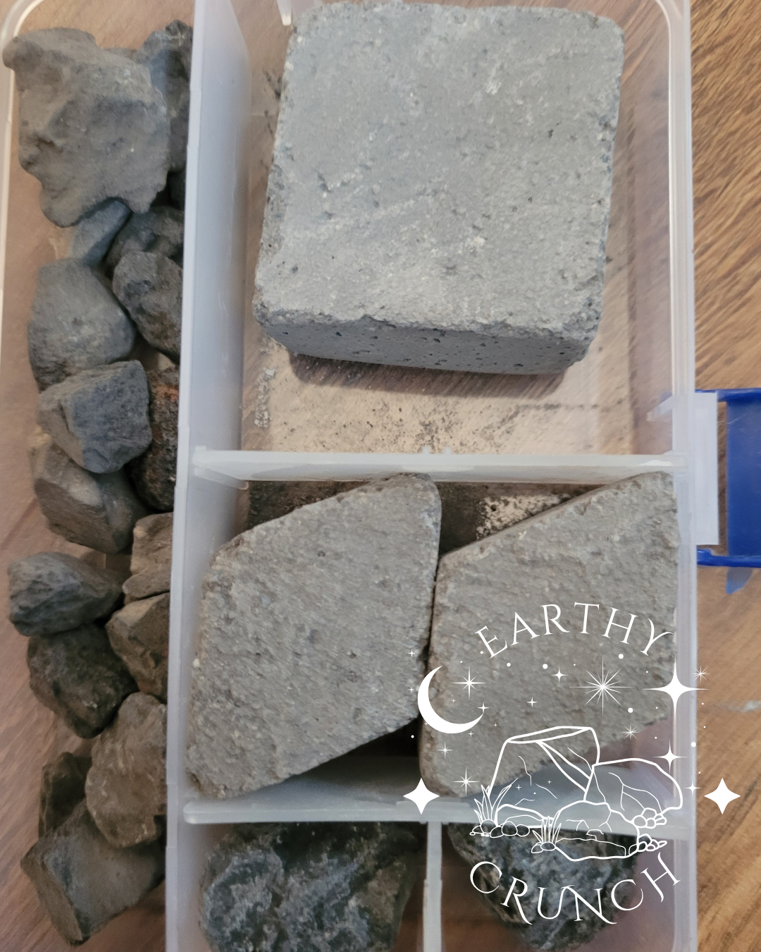 All Blacks Clay Experience - Mini Sampler (265g) - Stash Box included - Edible clay for Pica