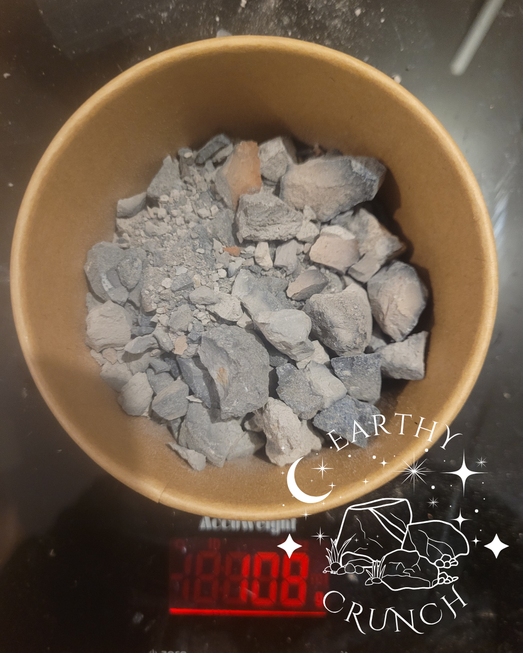 Blackhall and Blackstar Clay Powdery crumbs - Smoky Indian Clays