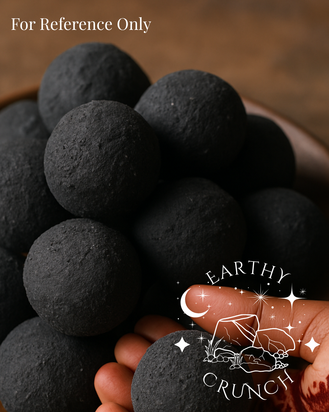 Black Candy Cracker Balls (290g) - Edible clay treats for Pica