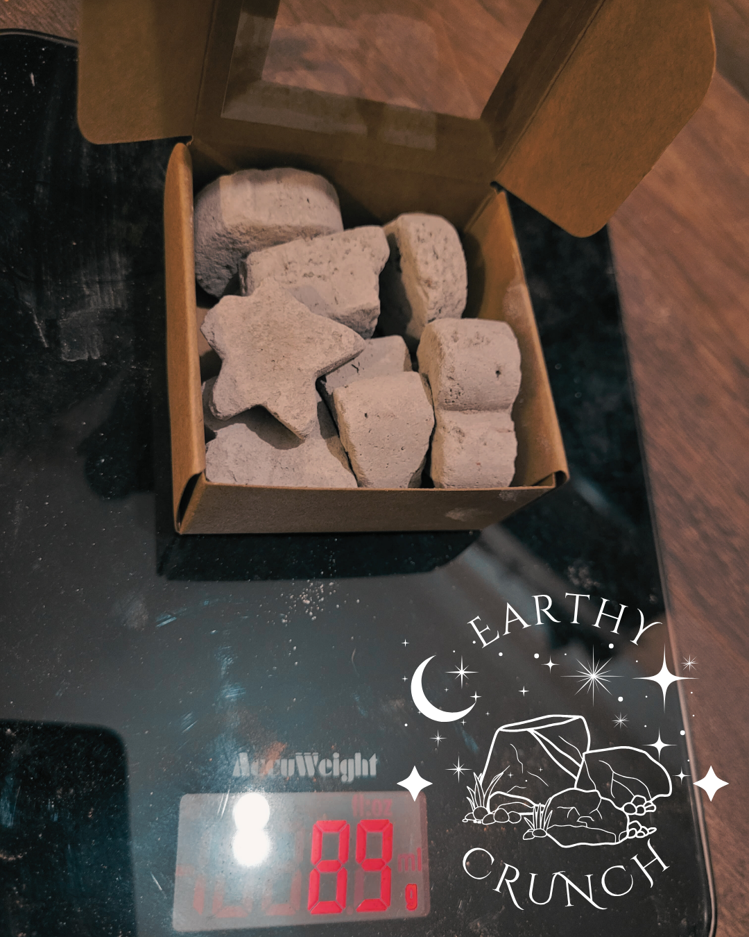 Grey Mini Toffees (75g) - Edible clay treats for Pica