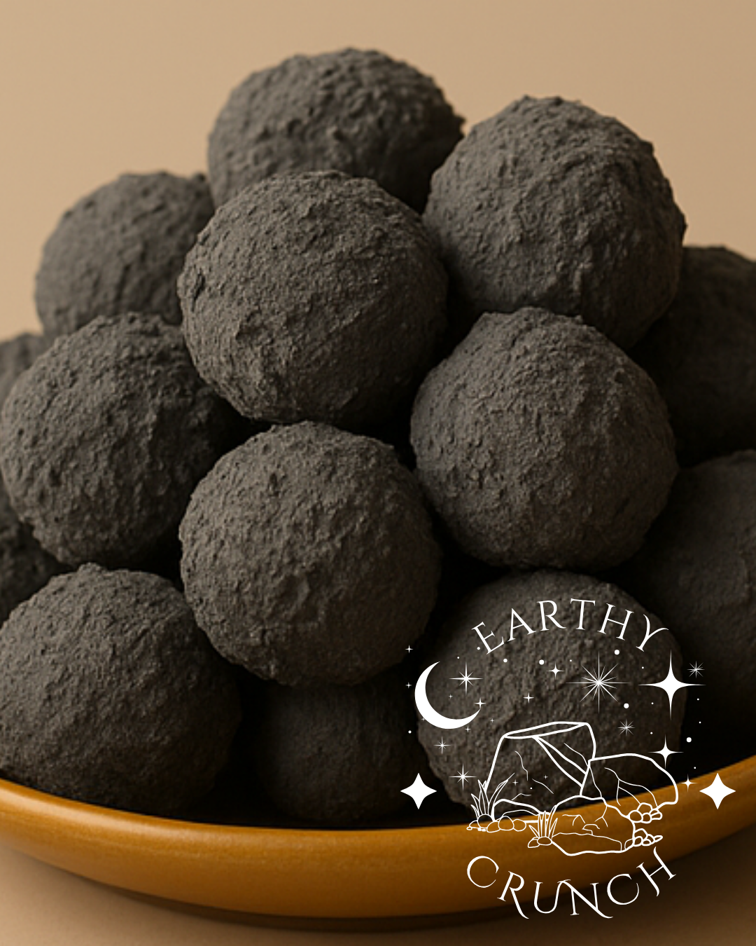 Black Barbecue Balls (215g) - Edible clay treats for Pica
