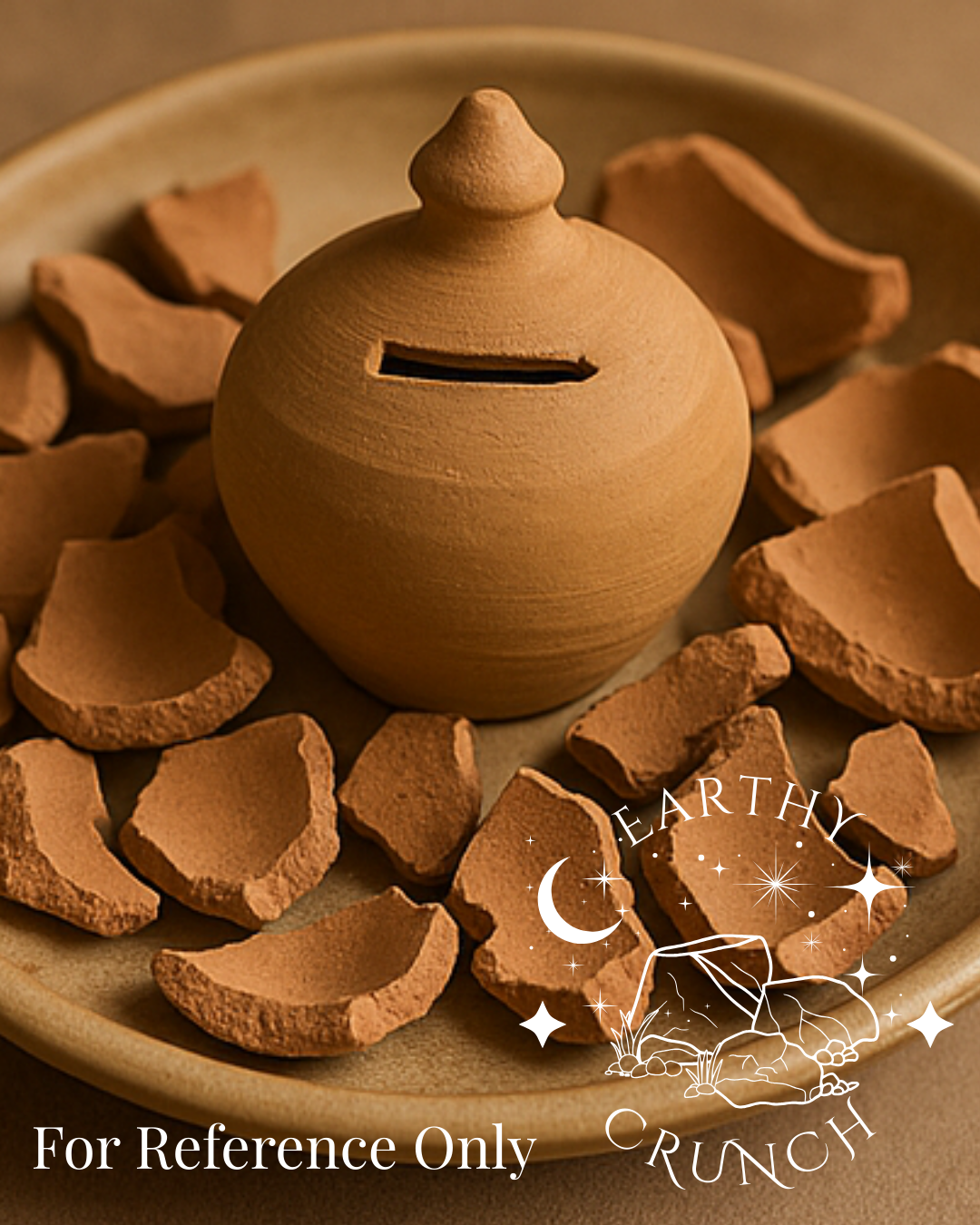 Terracotta Tumbles - Mixed Indian Terracotta Chips - Clay pots for Pica/ Geophagia