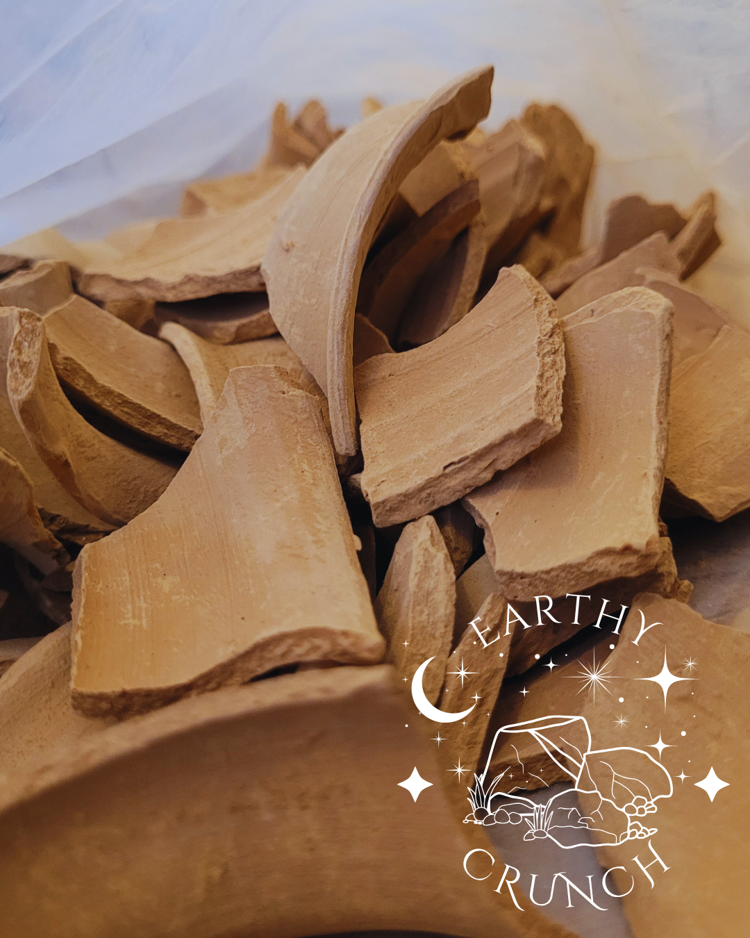 Soft Kolkota Clay Pot Chips (250g) - Edible terracotta for Pica