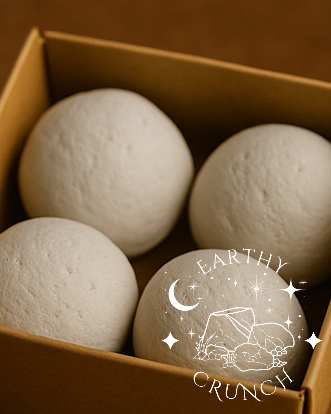 White Slate Balls (x4) - Edible clay treats for Pica