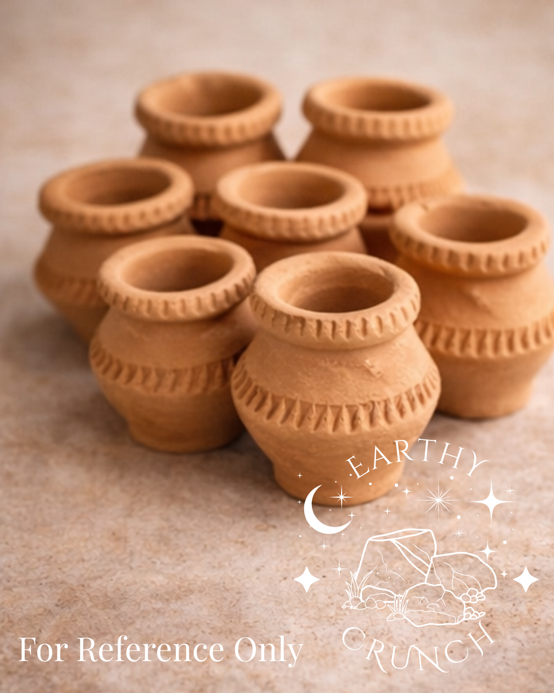 Tiny Tots - Miniature Indian Terracotta - Clay pots for Pica/Geophagia