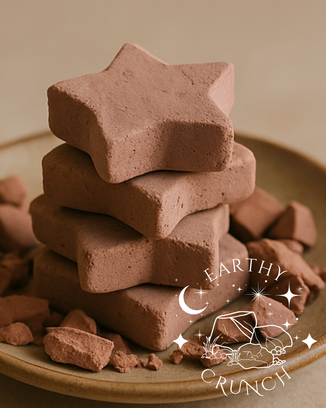 Red Nakumatt Stars (x2) - Edible clay treats for Pica