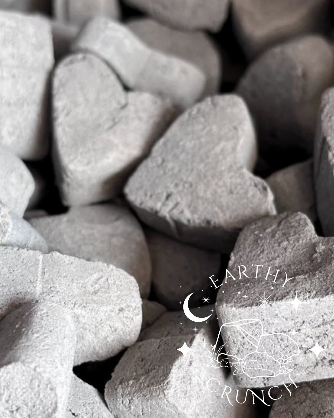 Dryfruit Black Hearts (75g) - Edible clay treats for Pica