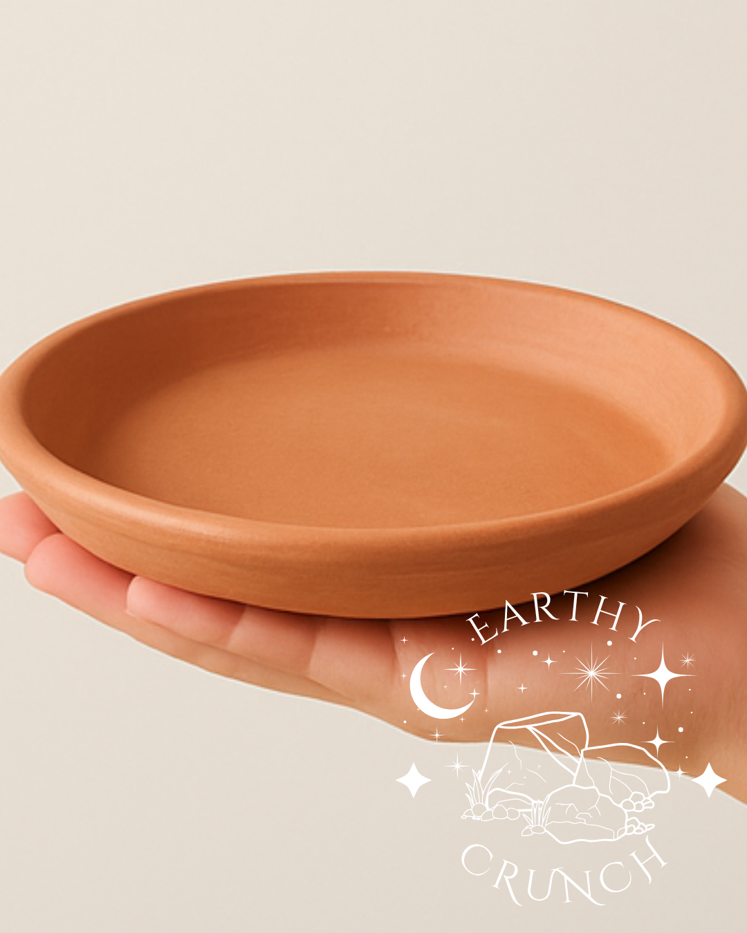 Large Indian Terracotta Saucers (250g) - Edible terracotta for Pica