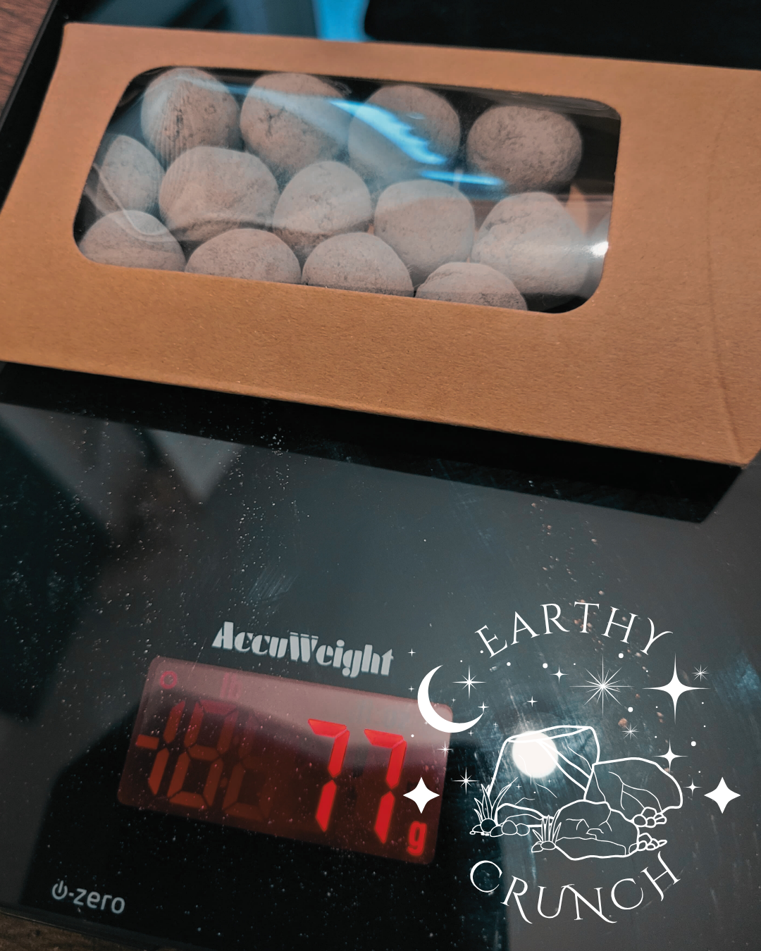 Black Clay Gems (75g) - Edible clay treats for Pica