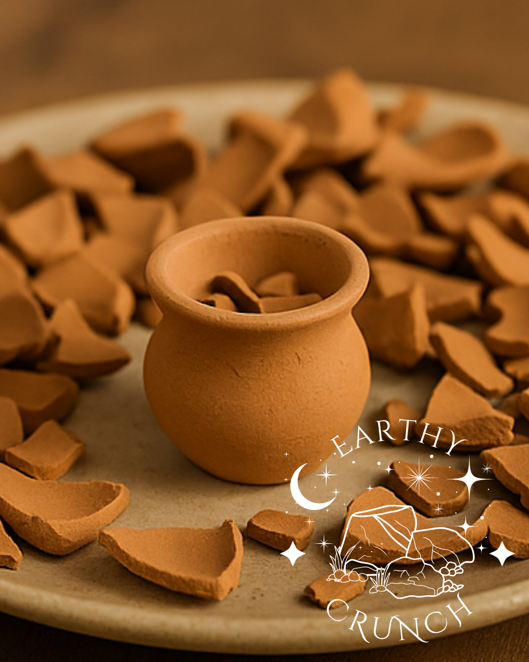 Soft Mexican Mini Clay Pots (150g)- Edible clay pots for Pica
