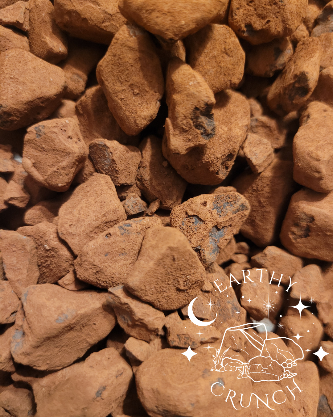 Dryfruit coated in Red Khadi (125g) - Edible clay treats for Pica