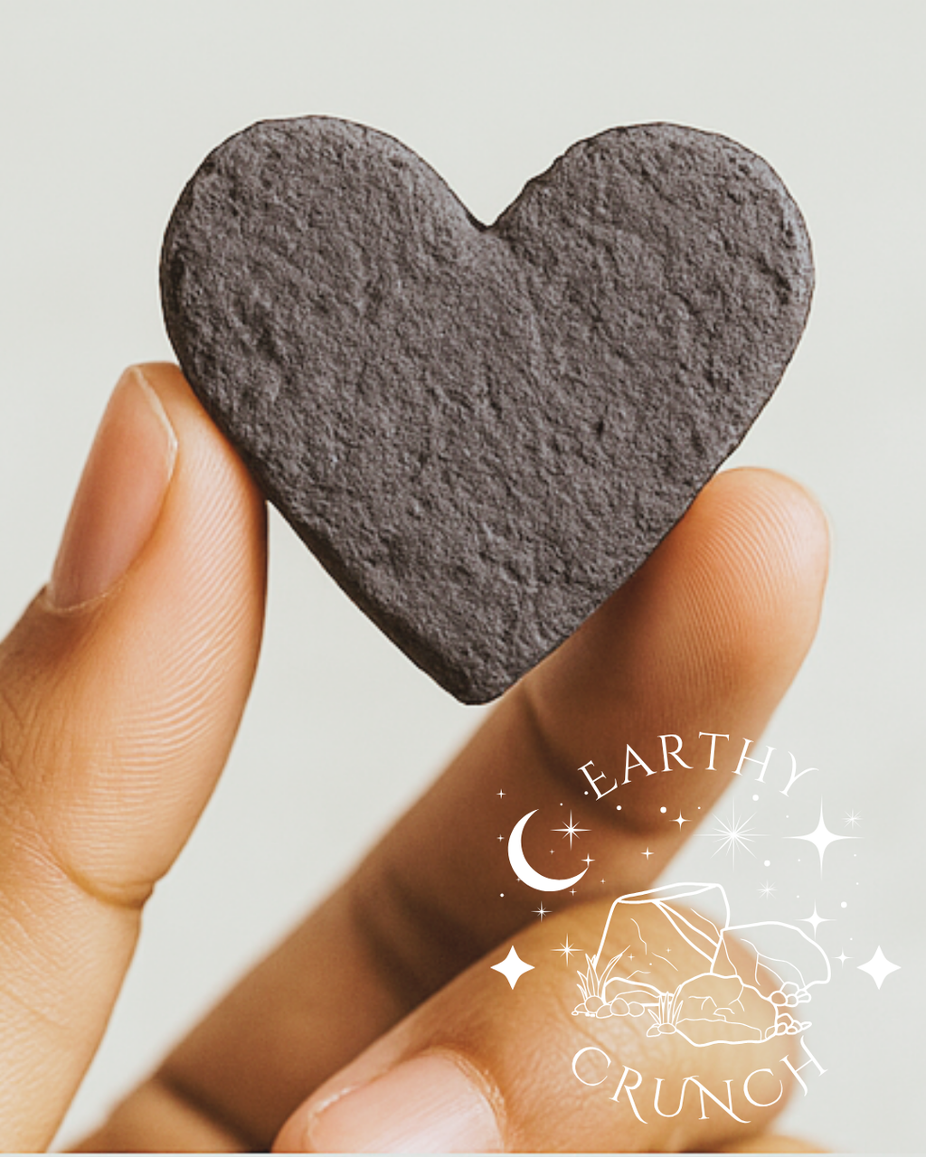 Dryfruit Black Hearts (75g) - Edible clay treats for Pica