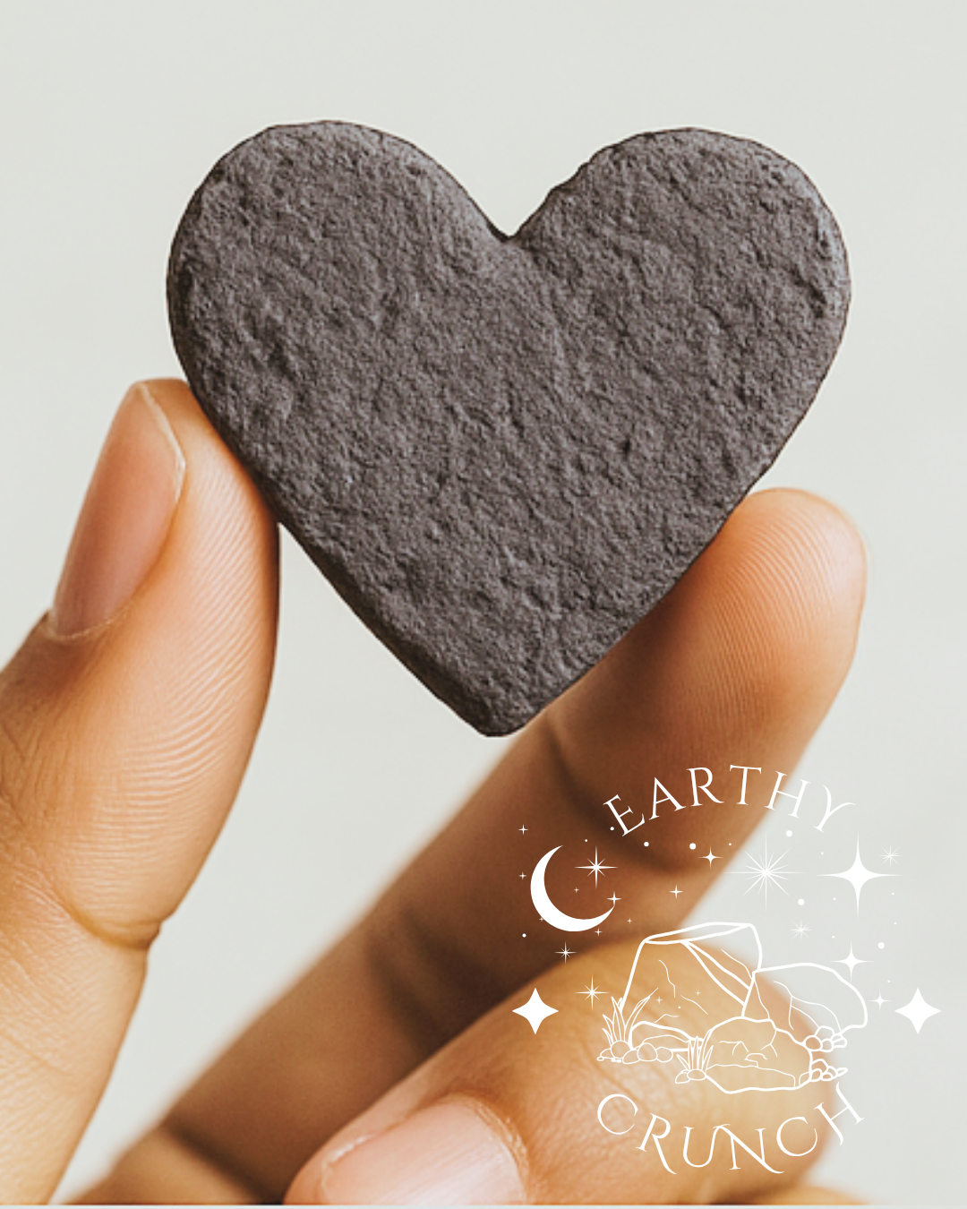 Dryfruit Black Hearts (75g) - Edible clay treats for Pica