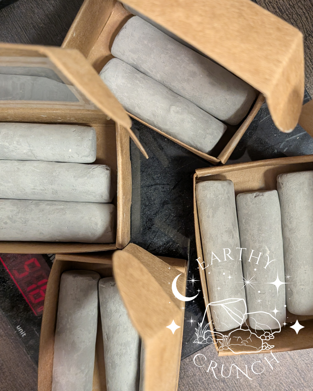 Black Slate Sticks - Edible Shale Stone treats for Pica/Geophagia