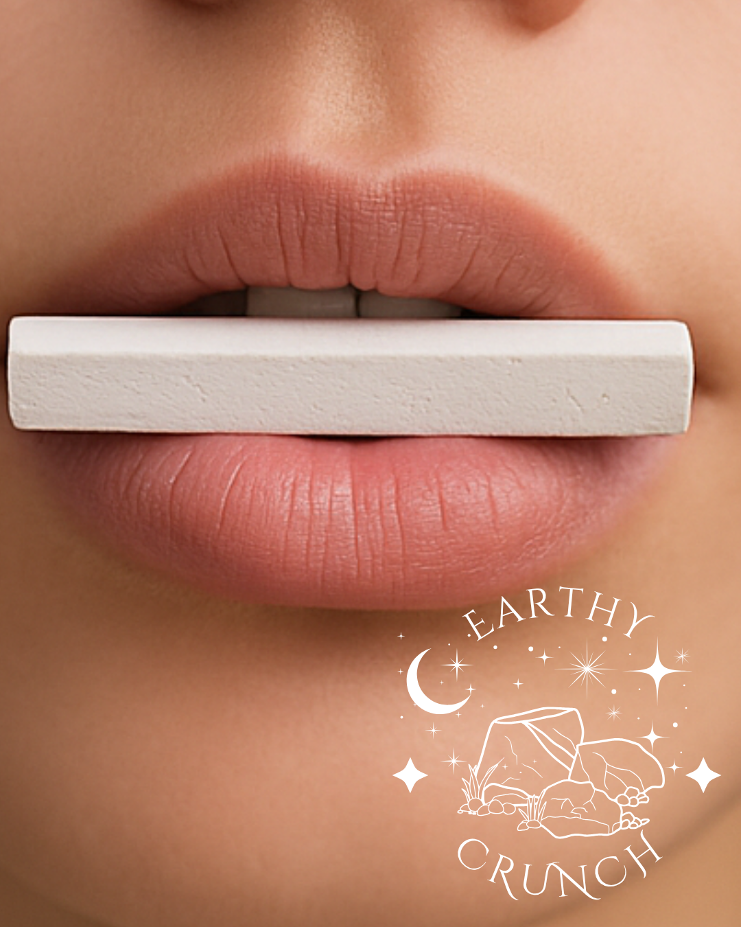 Thick White Slate Pencils (125g) - Edible shale stone for Pica