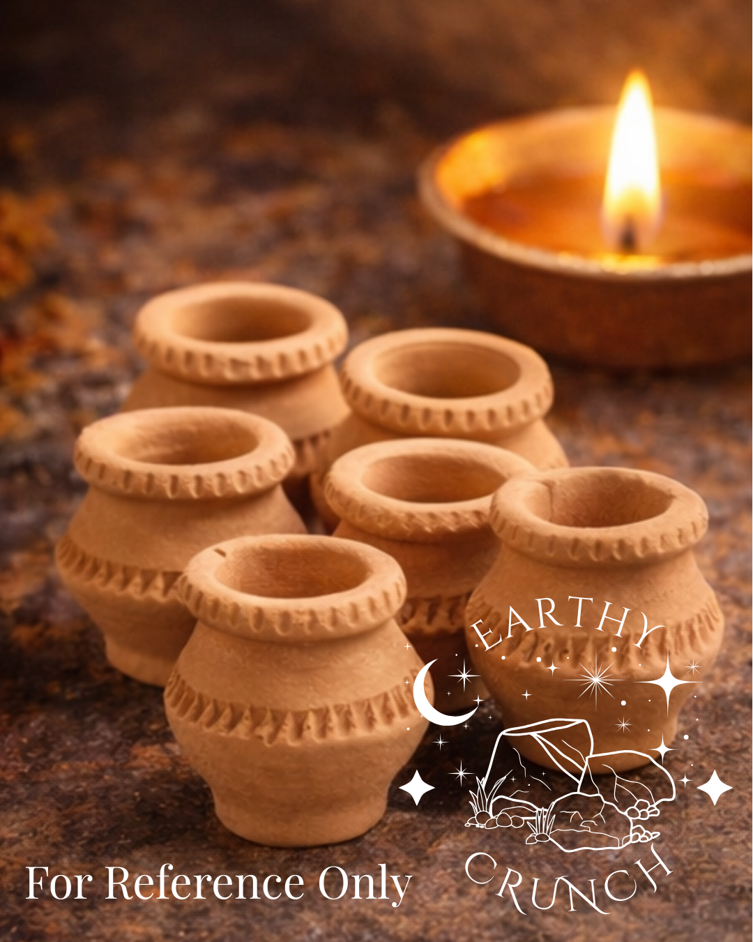 Tiny Tots - Miniature Indian Terracotta - Clay pots for Pica/Geophagia